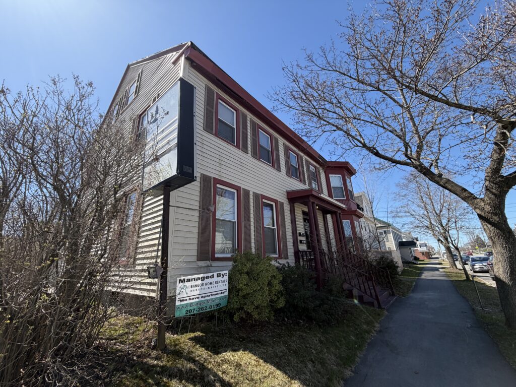 Two-story residential rental property in Bangor, Maine managed by Bangor Home Rentals